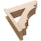Ekena Millwork 8-in W x 28-in D x 28-in H Balboa Slat Rough Cedar Woodgrain TimberThane Outlooker, Primed Tan OUTUR080X28X28BOA24RCPR - alternate 6